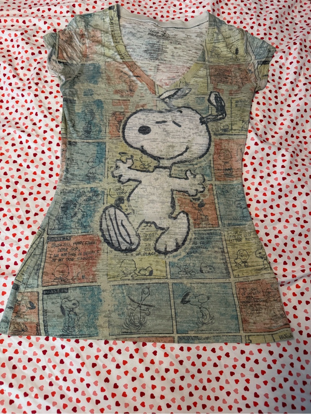 Peanuts Snoopy Graphic Short Sleeve Tee - Multi